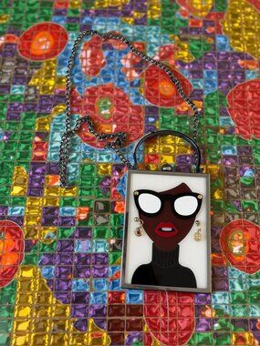 BOUTIQUE Women’s Hardsided Clutch Crossbody Bag